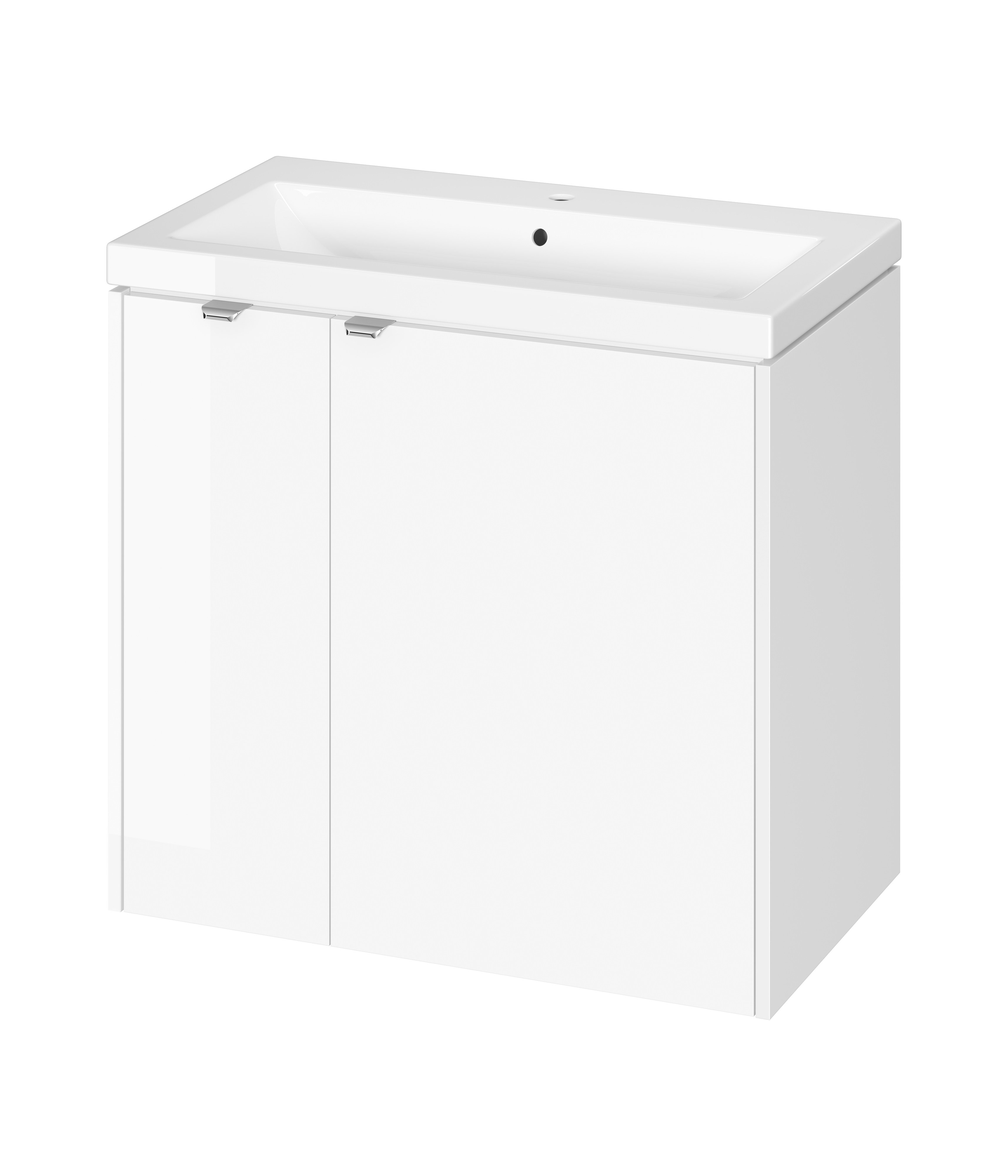 Cersanit Ovida mosdó szekrénnyel 80 cm fehér S4047-003