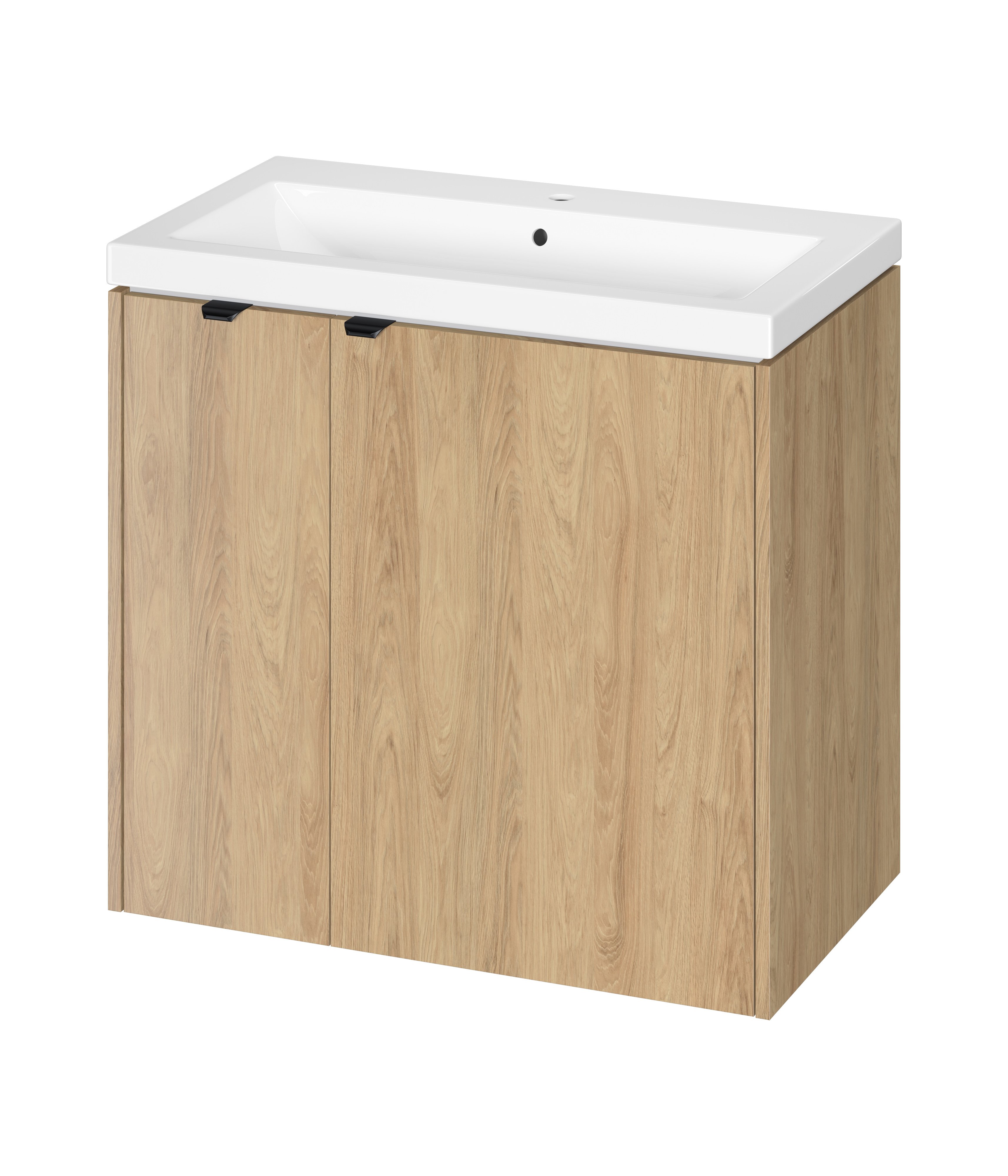 Cersanit Ovida mosdó szekrénnyel 80 cm tölgy S4047-006