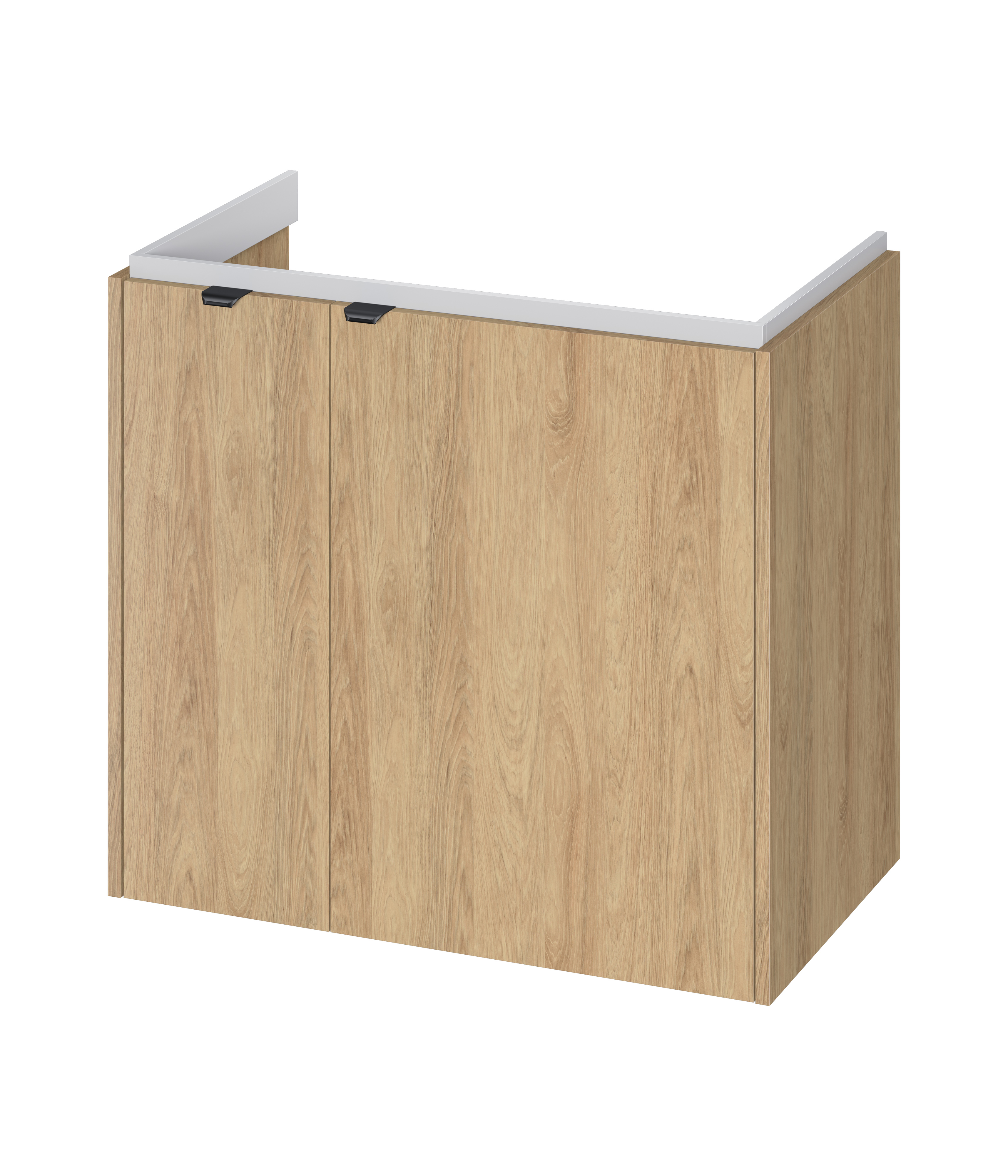 Cersanit Ovida szekrény 79.4x45x70 cm mosdókagyló alá akasztható tölgy S1058-011