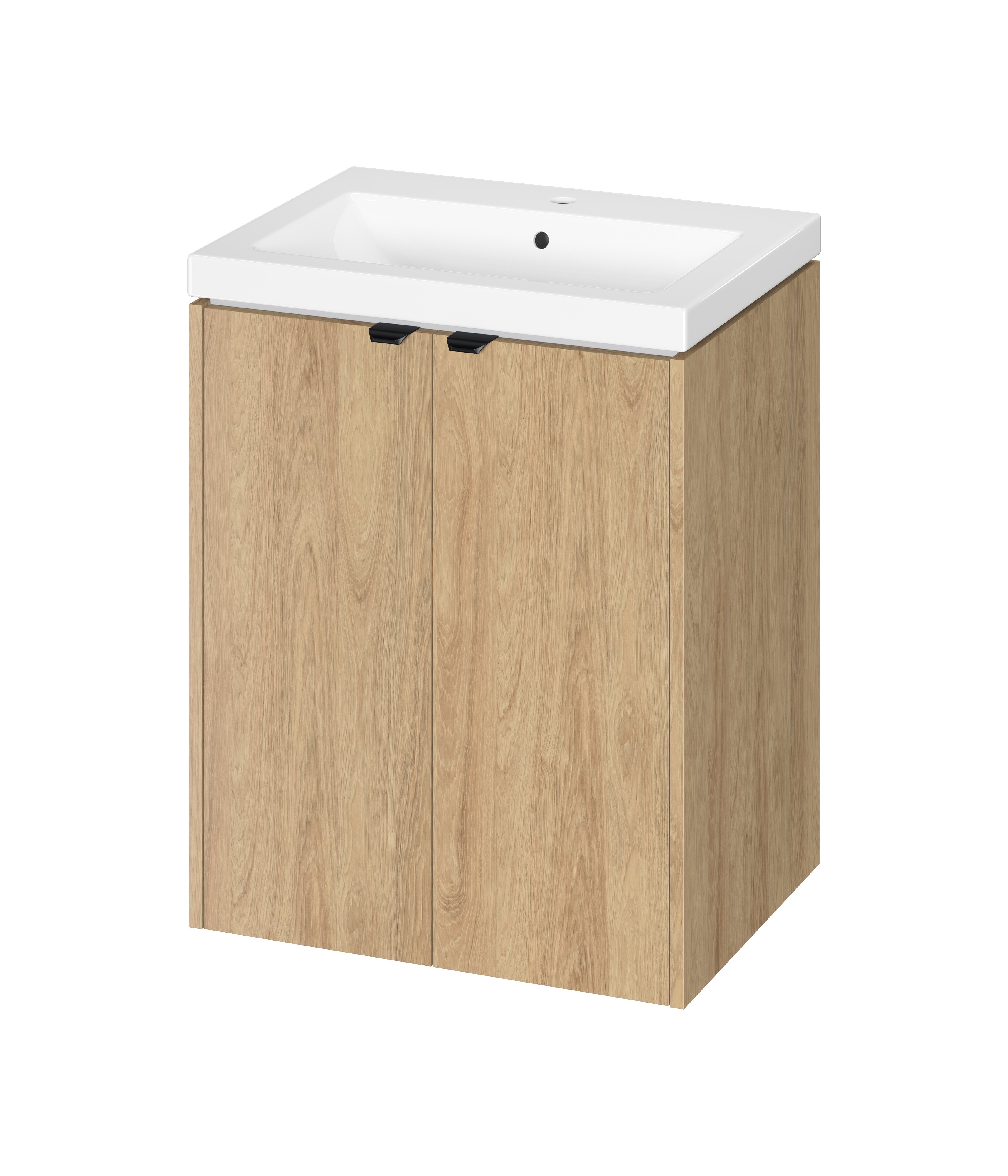 Cersanit Ovida mosdó szekrénnyel 60 cm tölgy S4047-005