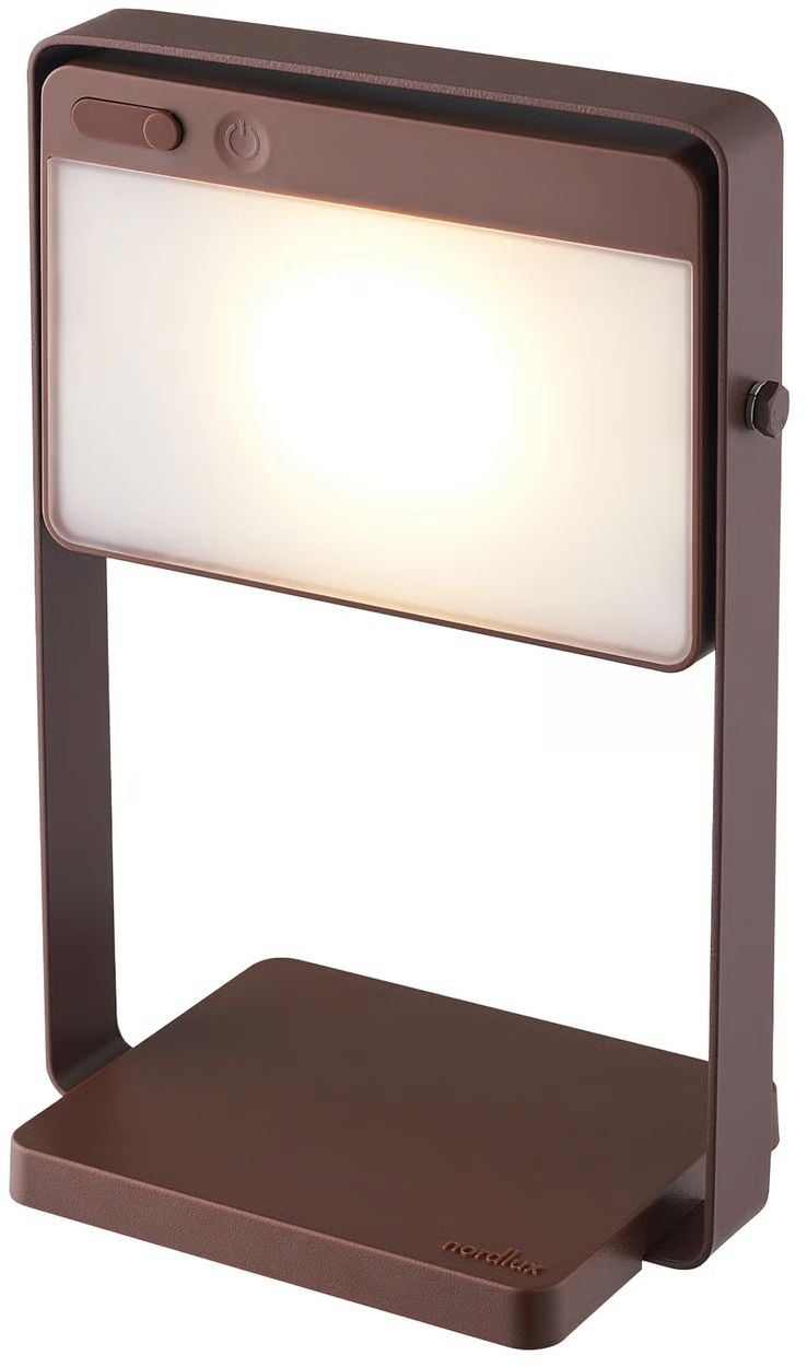 Nordlux Saulio Solar napelemes asztali lámpa 1x3.5 W barna 2418035018