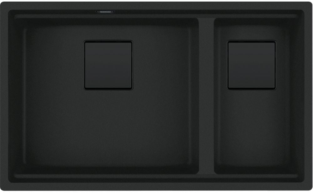 Franke Kanon gránit mosogató 76x46 cm fekete 125.0749.682