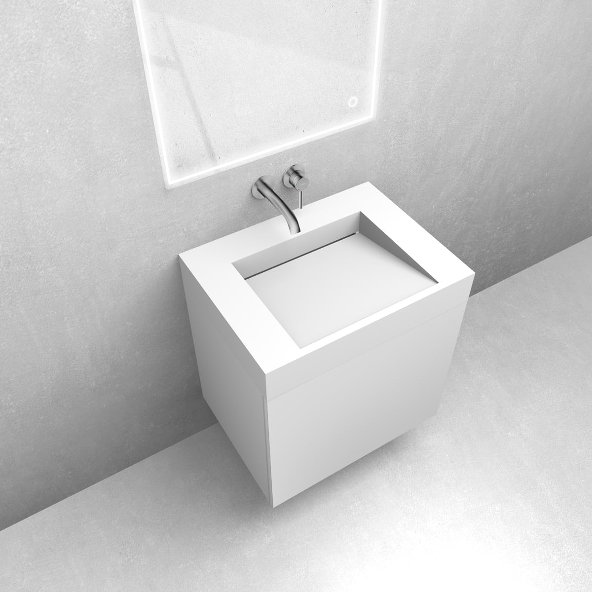 Készlet mosdótál Oltens Stila 40000900, szekrény Oltens Lun 60032000