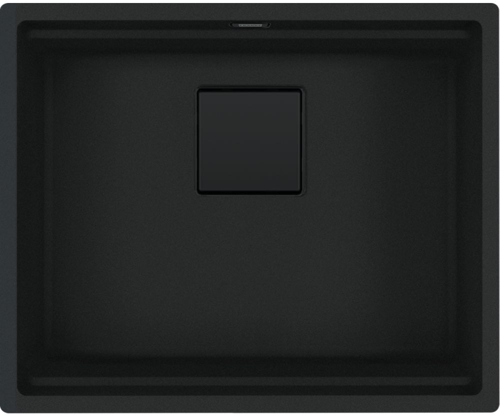 Franke Kanon gránit mosogató 56x46 cm fekete 125.0749.662