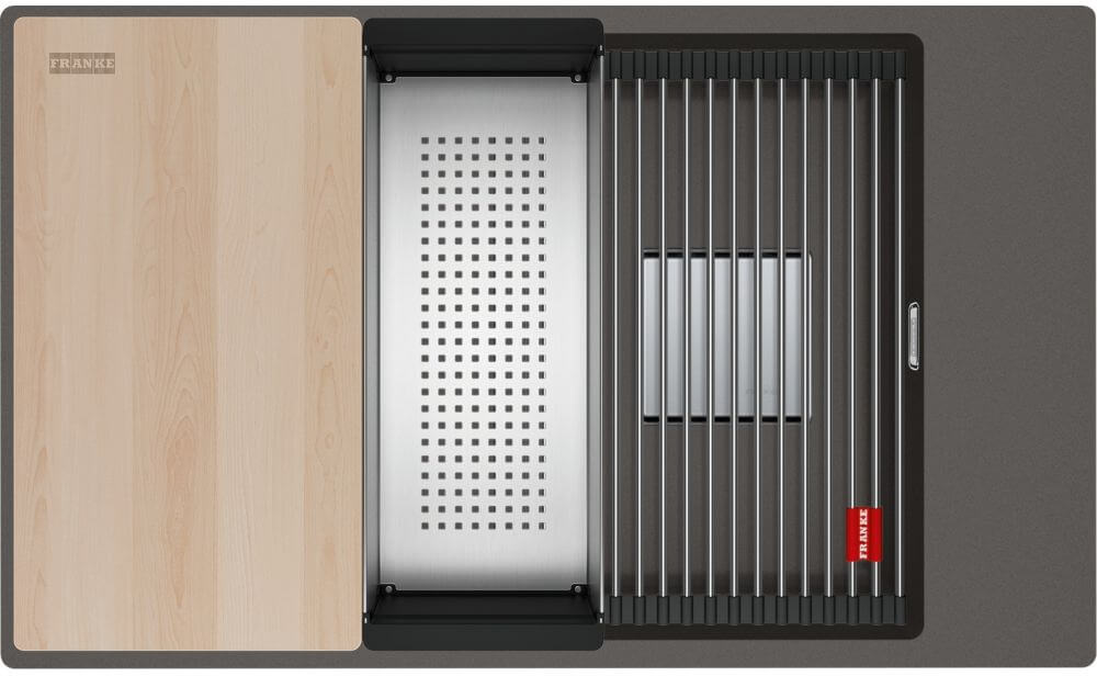 Franke Kanon gránit mosogató 76x46 cm szürke/grafit/onix 125.0749.669