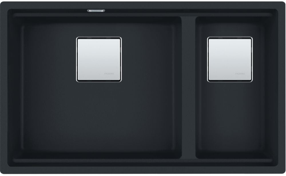 Franke Kanon gránit mosogató 76x46 cm fekete 125.0749.681