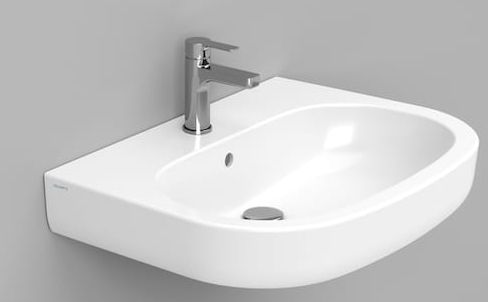 Ceramica Dolomite Mirto mosdótál 68x51 cm ovális klasszikus fehér D461001