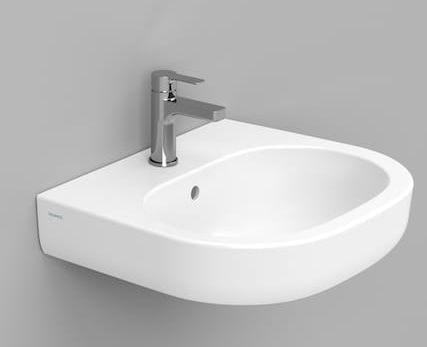 Ceramica Dolomite Mirto mosdótál 55x48 cm ovális klasszikus fehér matt D461341