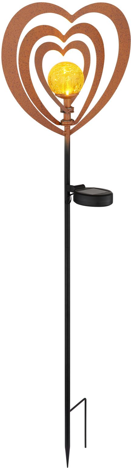 Globo Lighting Solar napelemes állólámpa 1x0.06 W fekete-réz 36580R