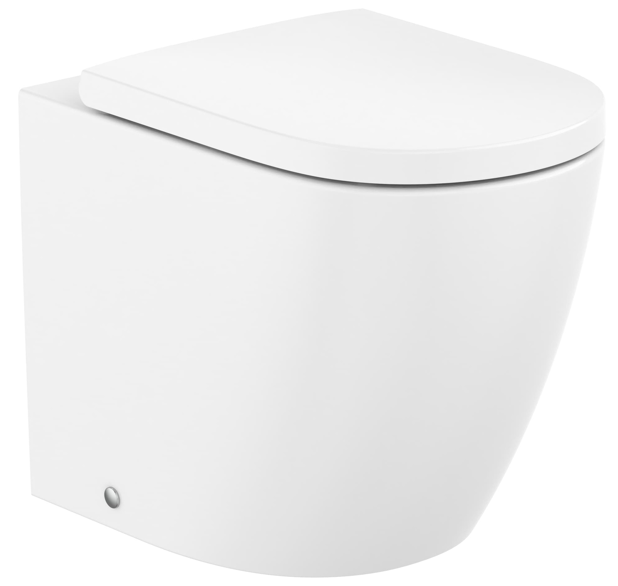 Roca Meridian wc csésze álló perem nélkül mély öblítéssel fehér matt A347747620