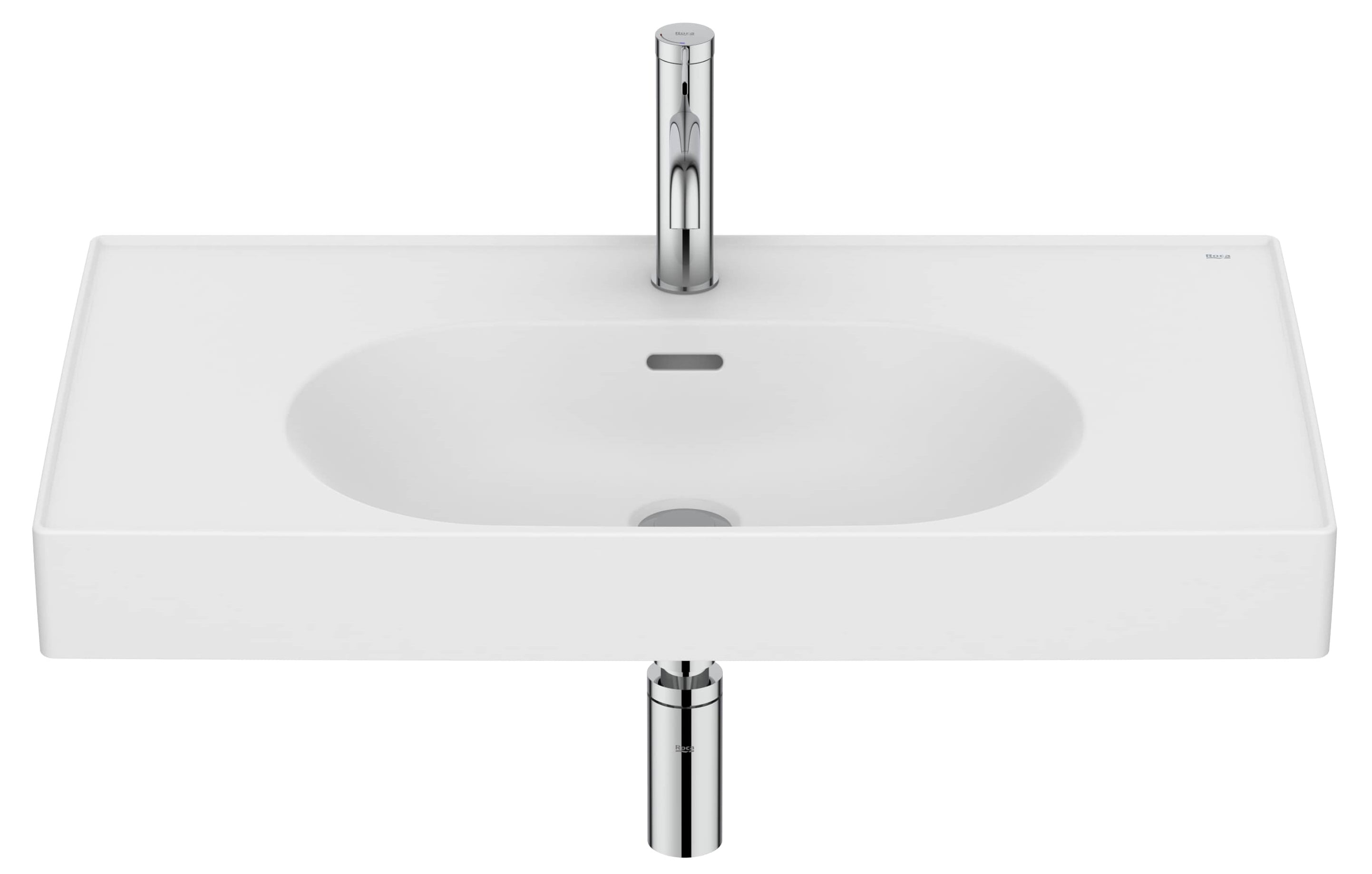 Roca Meridian mosdótál 80x46 cm négyszögletes klasszikus-beépíthető fehér A327745620