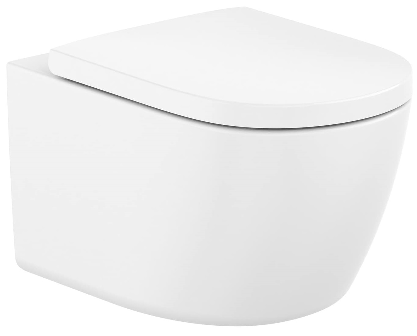 Roca Meridian wc csésze függesztett perem nélkül mély öblítéssel fehér fényes A346747S00