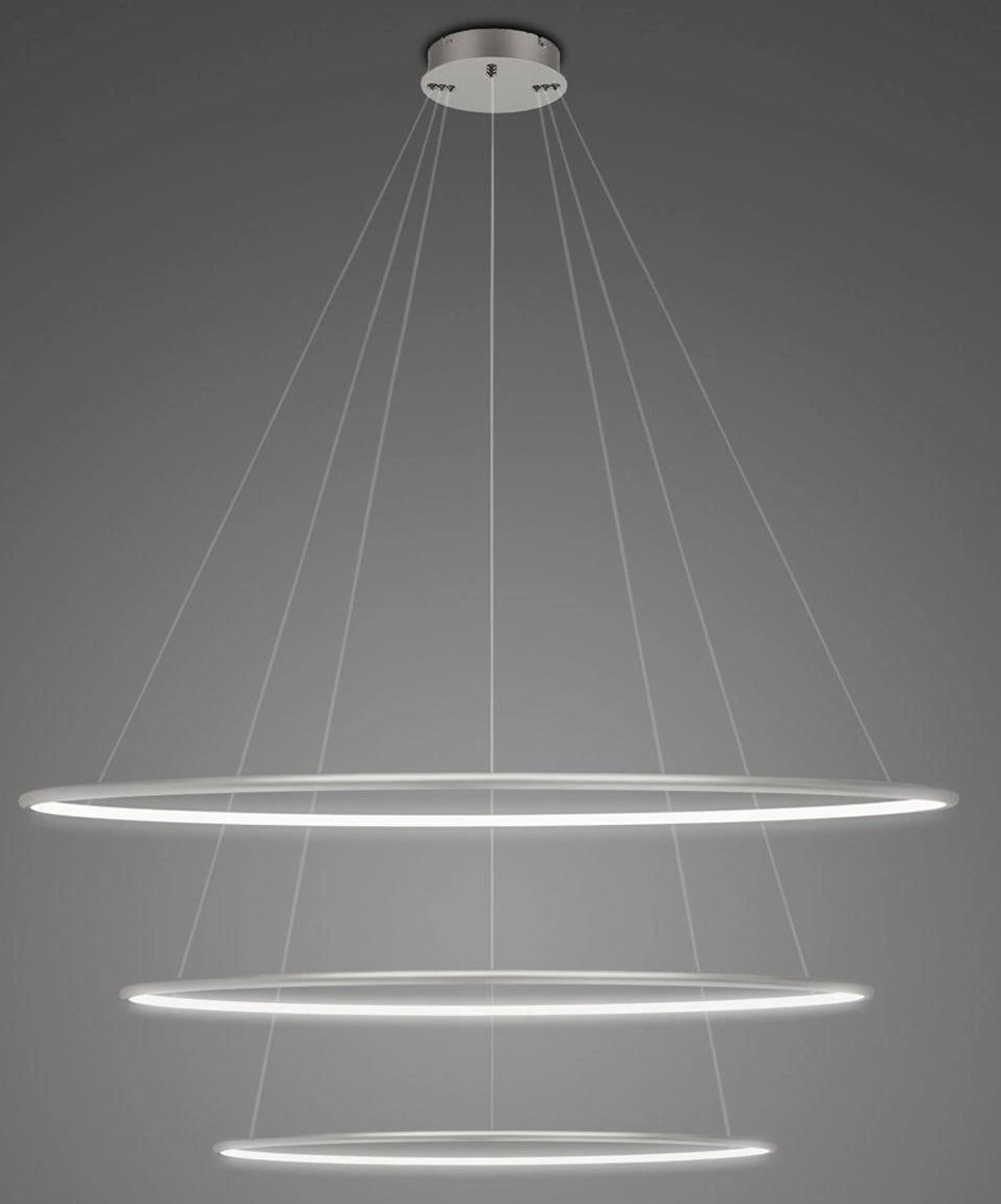 Altavola Design Led Shape függőlámpa 1x91 W ezüst LA075/P_100_in_4k_silver_dimm