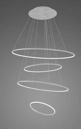 Altavola Design Led Shape függőlámpa 1x106 W ezüst LA084/P_100_in_4k_silver