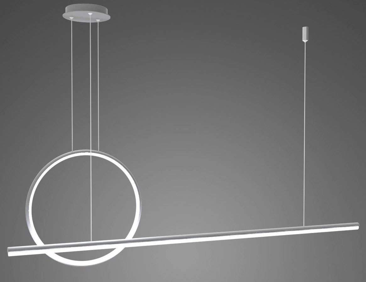 Altavola Design Led Shape függőlámpa 1x23 W ezüst LA087/PX143_40_3k_silver