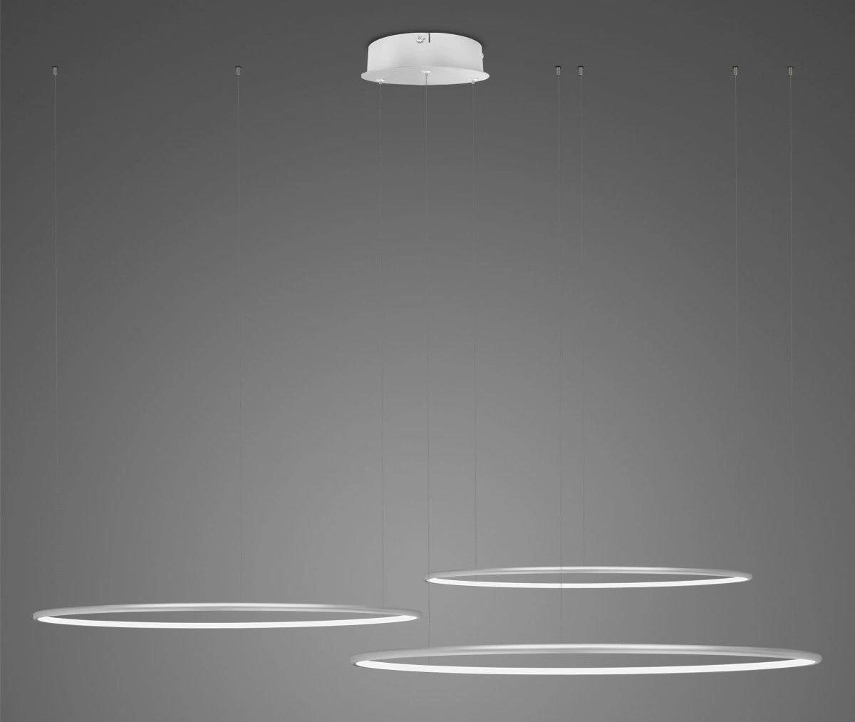 Altavola Design Led Shape függőlámpa 1x68 W ezüst LA075/CO3_80_in_3k_silver_dimm