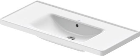 Duravit D-Neo mosdótál 100.5x48 cm négyszögletes beépíthető fehér fényes 2367100060
