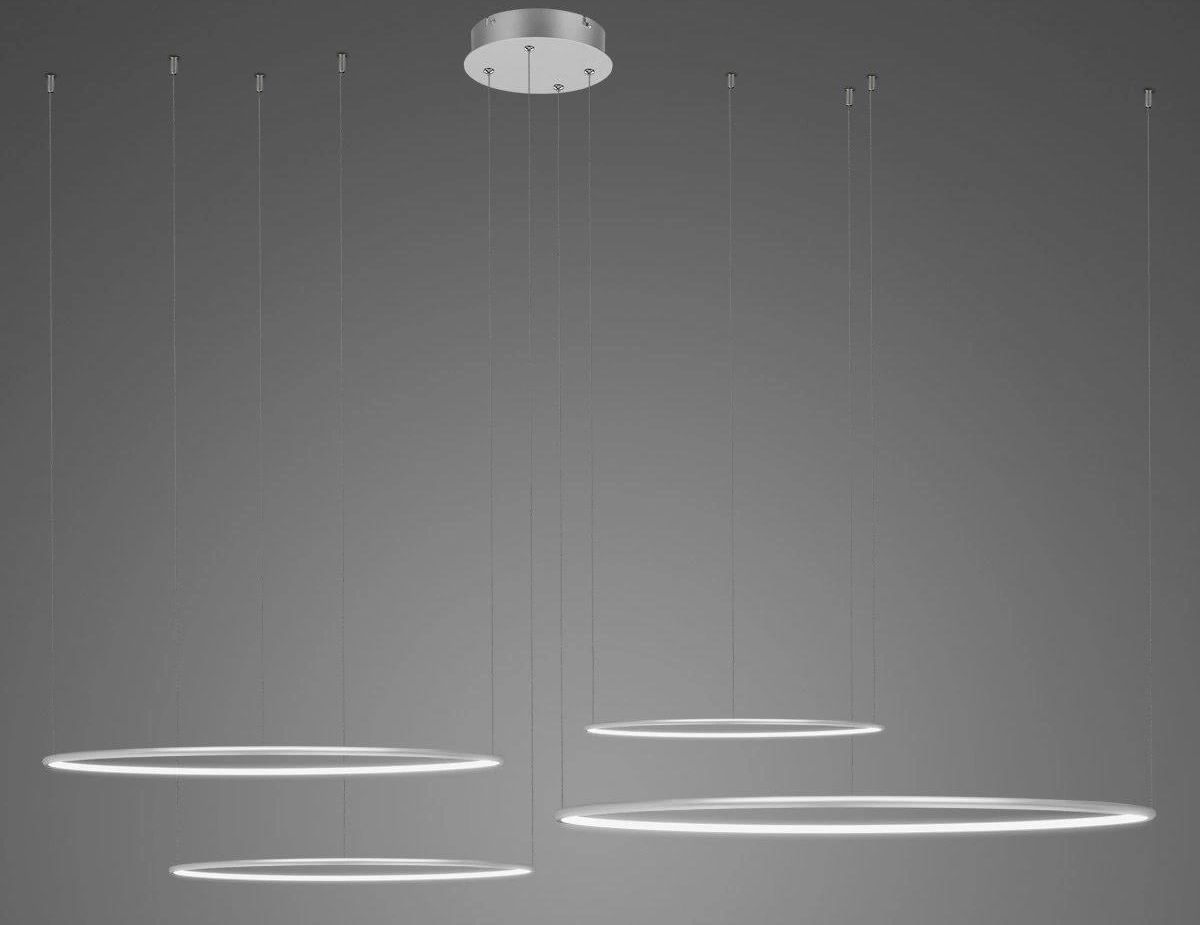 Altavola Design Led Shape függőlámpa 1x106 W ezüst LA084/CO4_100_in_4k_silver_dimm