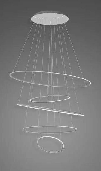 Altavola Design Led Shape függőlámpa 1x151 W ezüst LA085/P_120_in_4k_silver_Dali