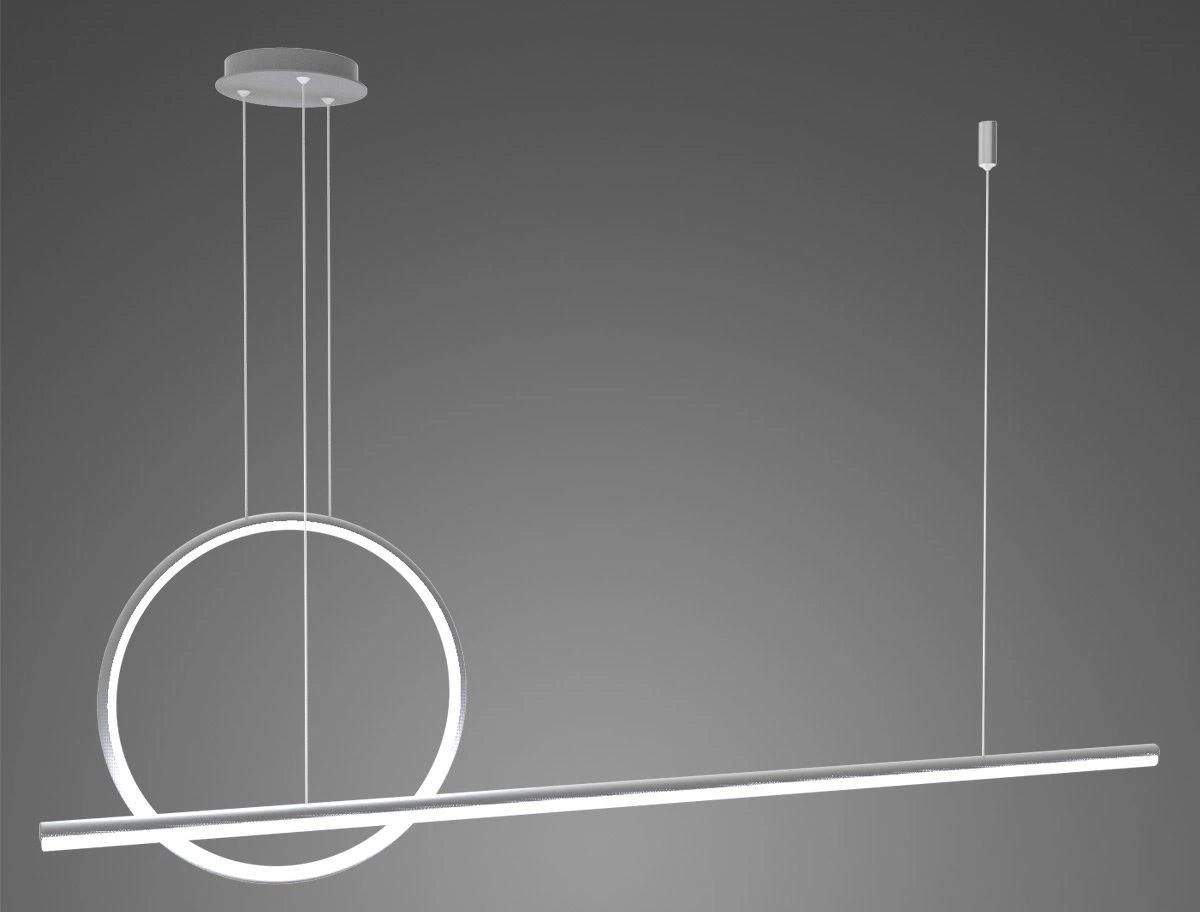 Altavola Design Led Shape függőlámpa 1x23 W ezüst LA087/PX143_40_3k_silver_Dali
