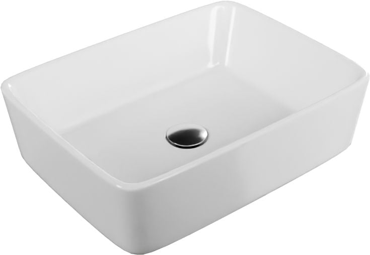 Actima Forka mosdótál 48x37 cm négyszögletes mosdótálak fehér fényes CEAC.3402.480.WH