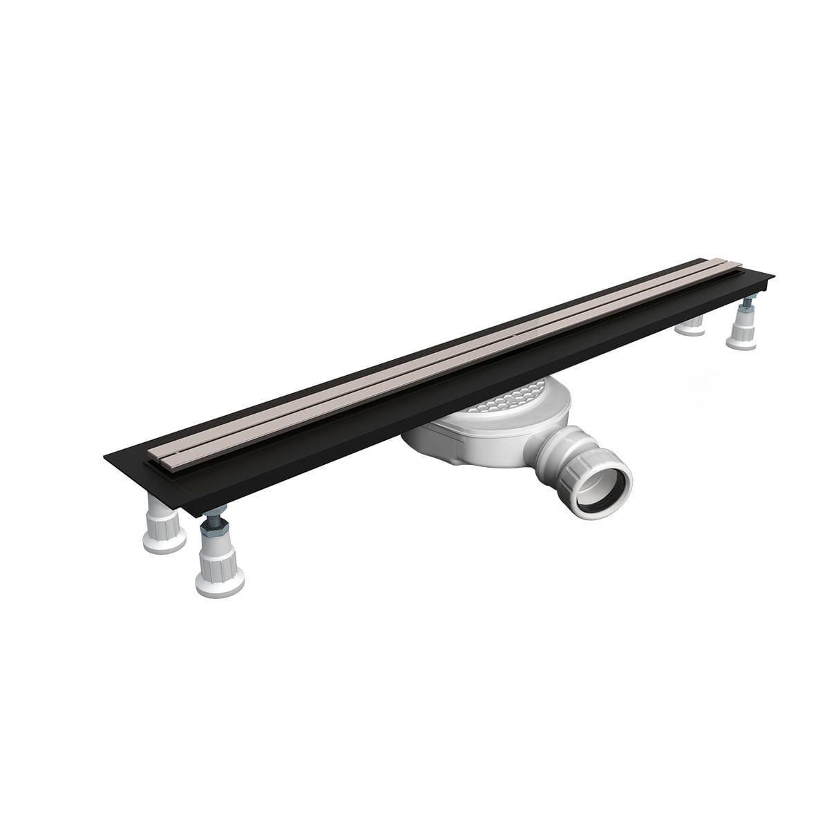 Készlet lineáris lefolyófedél Oltens Langan Slim 30020910, lineáris lefolyó rács Oltens Langan Slim 30016300