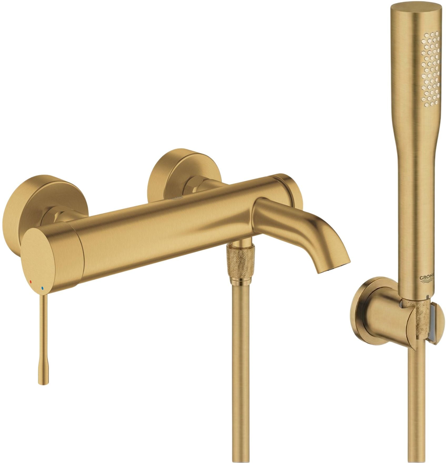 Készlet kád és zuhany csaptelep Grohe Essence 33624GN1, zuhanyfej Grohe Euphoria 27400GN0, 27074GN0, 28362GL1