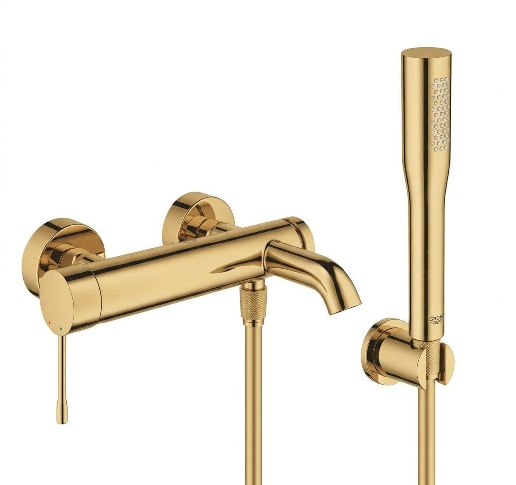 Készlet kád és zuhany csaptelep Grohe Essence 33624GL1, zuhanyfej Grohe Euphoria 27400GL0, 27074GL0, 28362GL1