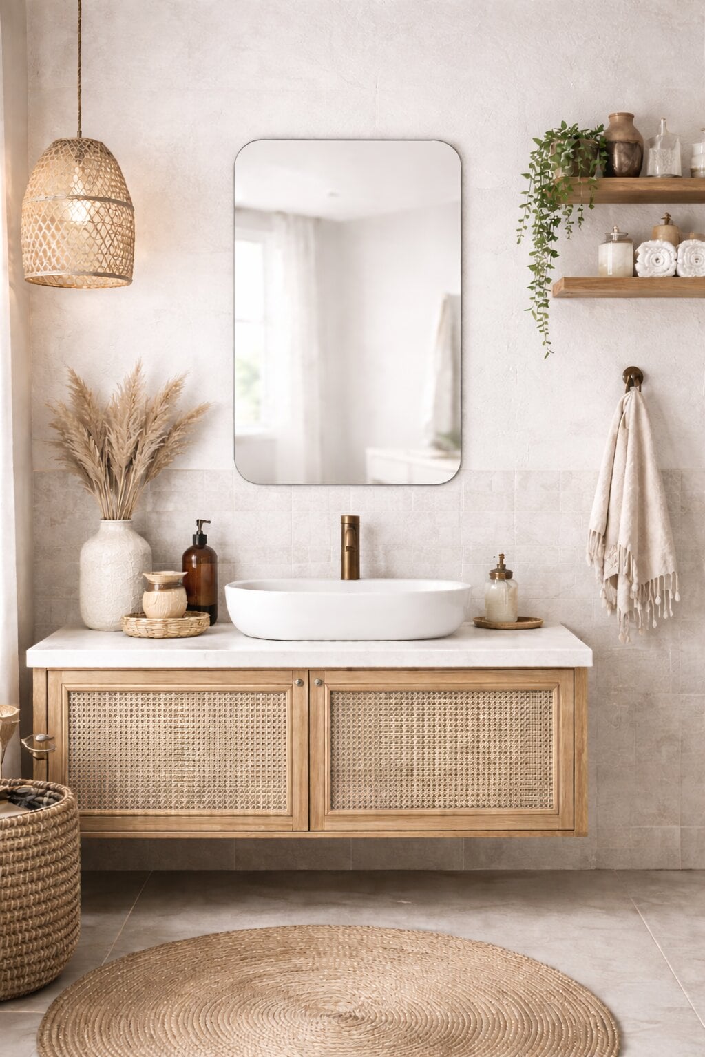 Baltica Design Stone Aura tükör 60x90 cm 5904107933085
