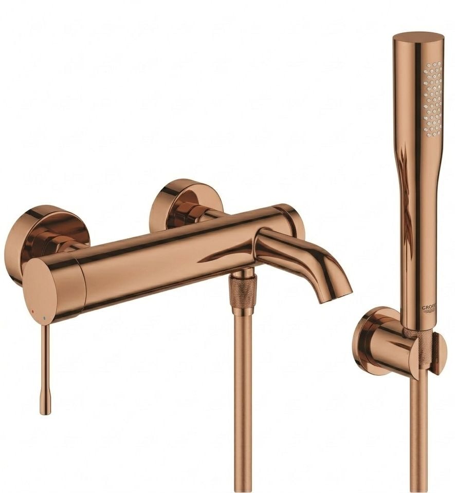 Készlet kád és zuhany csaptelep Grohe Essence 33624DA1, zuhanyfej Grohe Euphoria 27400DA0, 27074DA0, 28362DA1