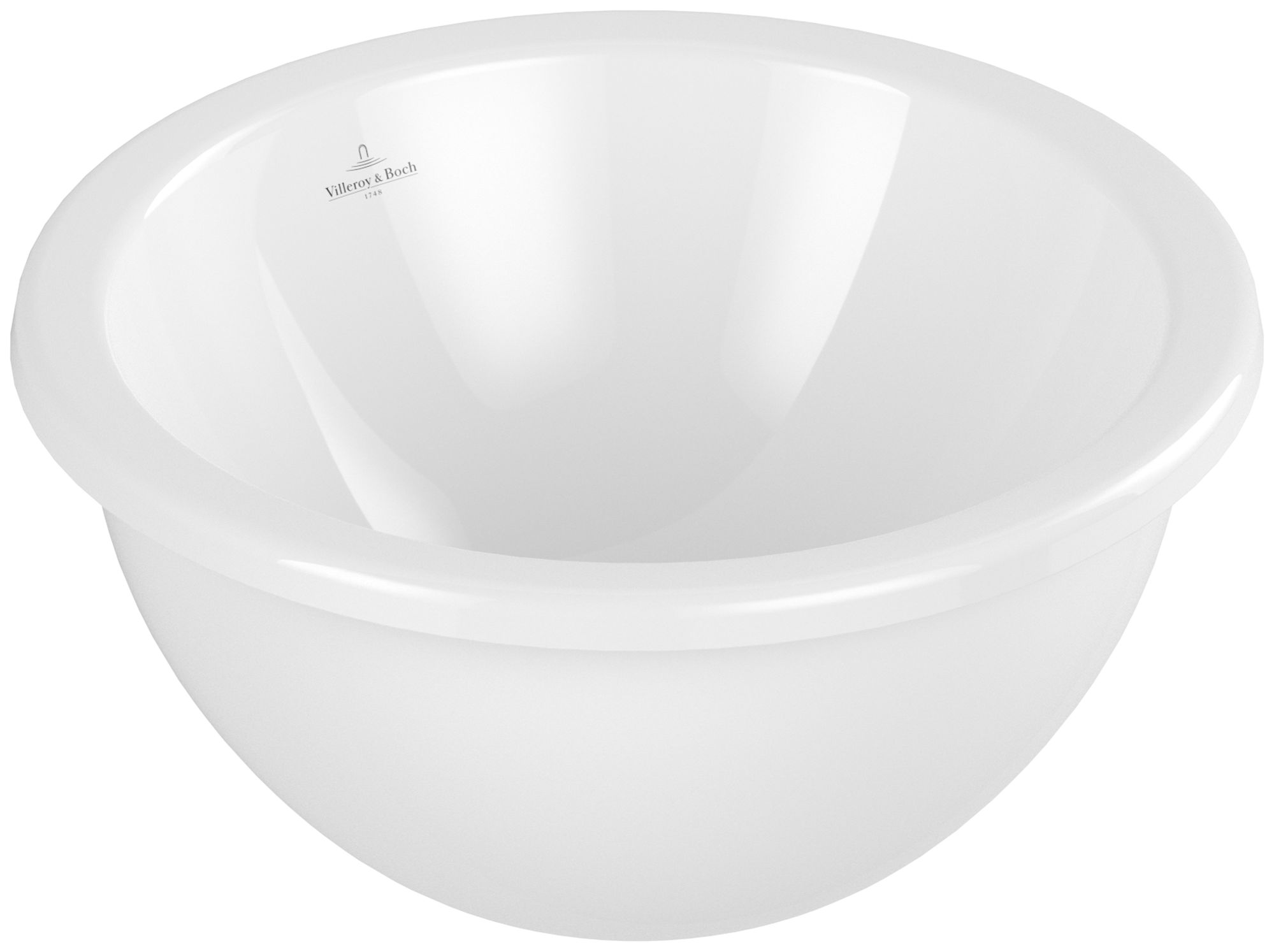 Villeroy & Boch Loop & Friends mosdótál 39x39 cm kerek alulról beépíthető fehér 4A5101R1