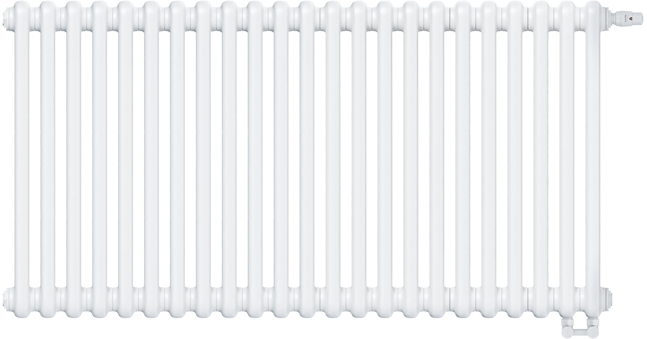 Irsap Tesi 3 szobai radiátor 56.5x103.5 cm podłączenie alsó fehér IRS-TES-3056-23-B-25