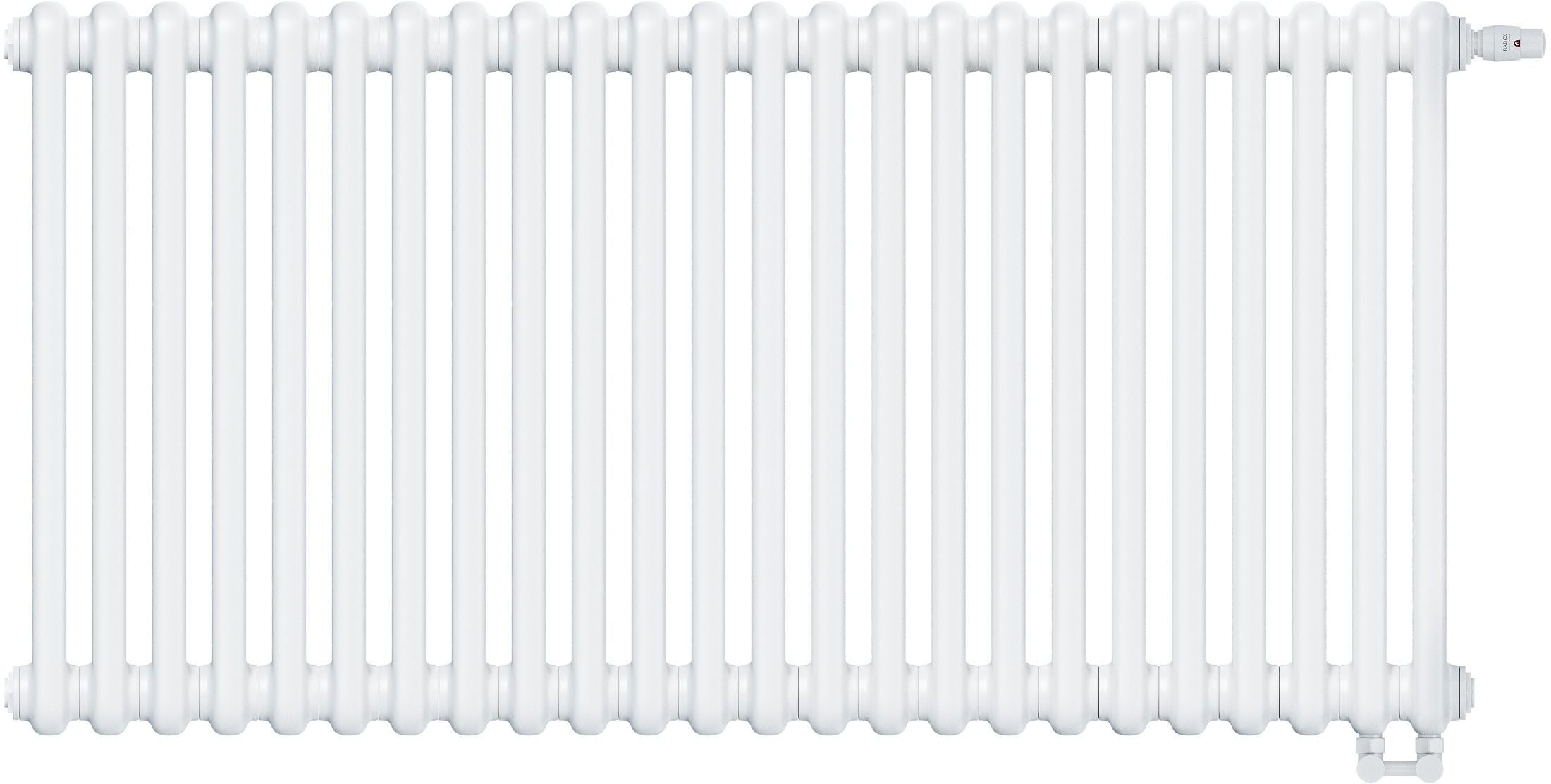 Irsap Tesi 3 szobai radiátor 56.5x108 cm podłączenie alsó fehér IRS-TES-3056-24-B-25