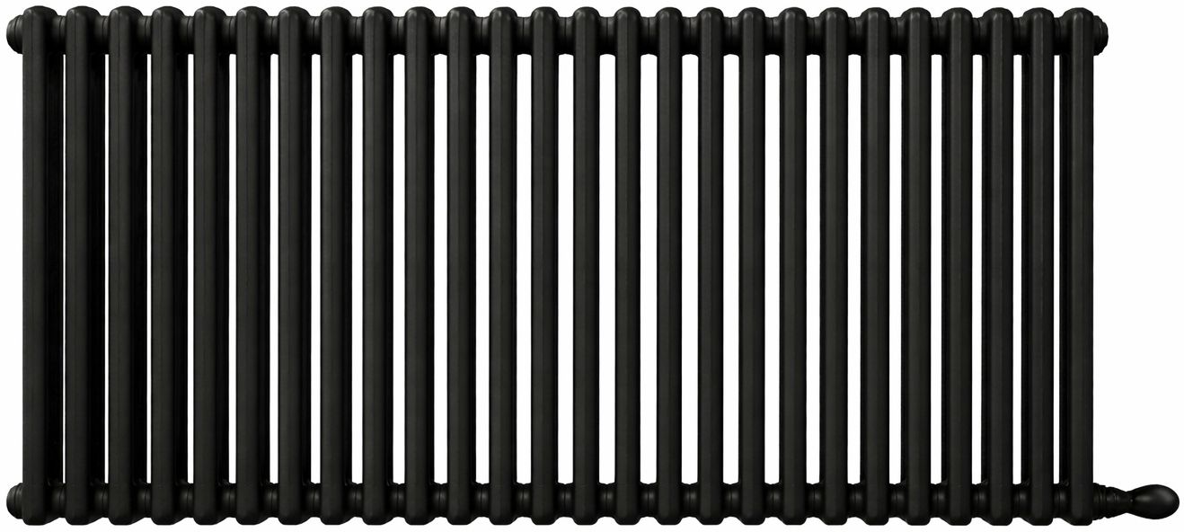 Irsap Tesi 4 szobai radiátor 56.5x108 cm podłączenie alsó fekete IRS-TES-4056-24-K1-V