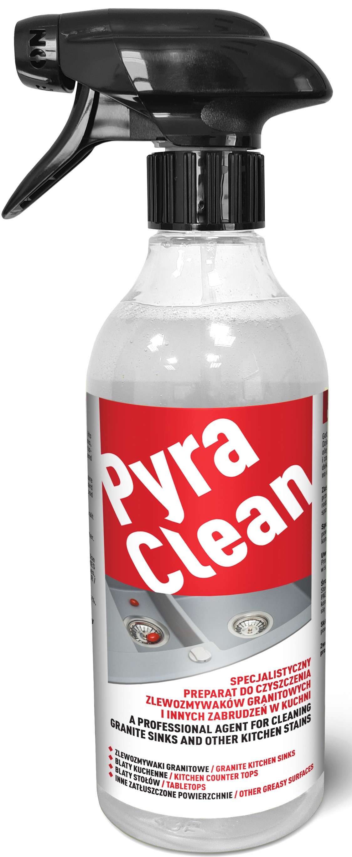 Pyramis Pyraclean tisztítószer gránit mosogatókhoz 500 ml 071009601