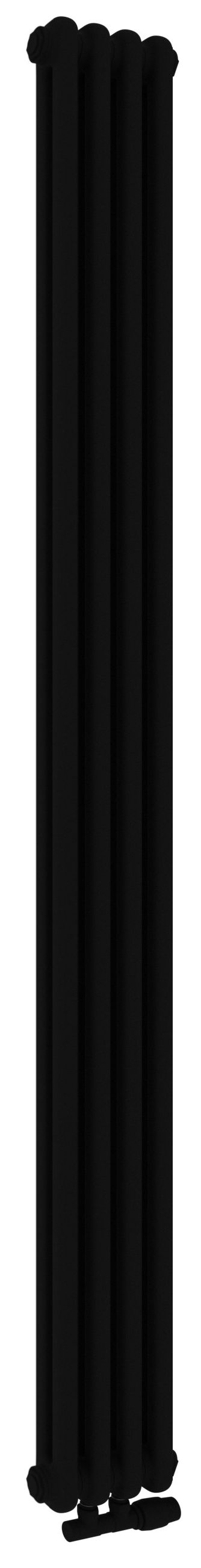 Irsap Tesi 2 szobai radiátor 200x27 cm podłączenie alsó fekete IRS-TES-2200-06 K1