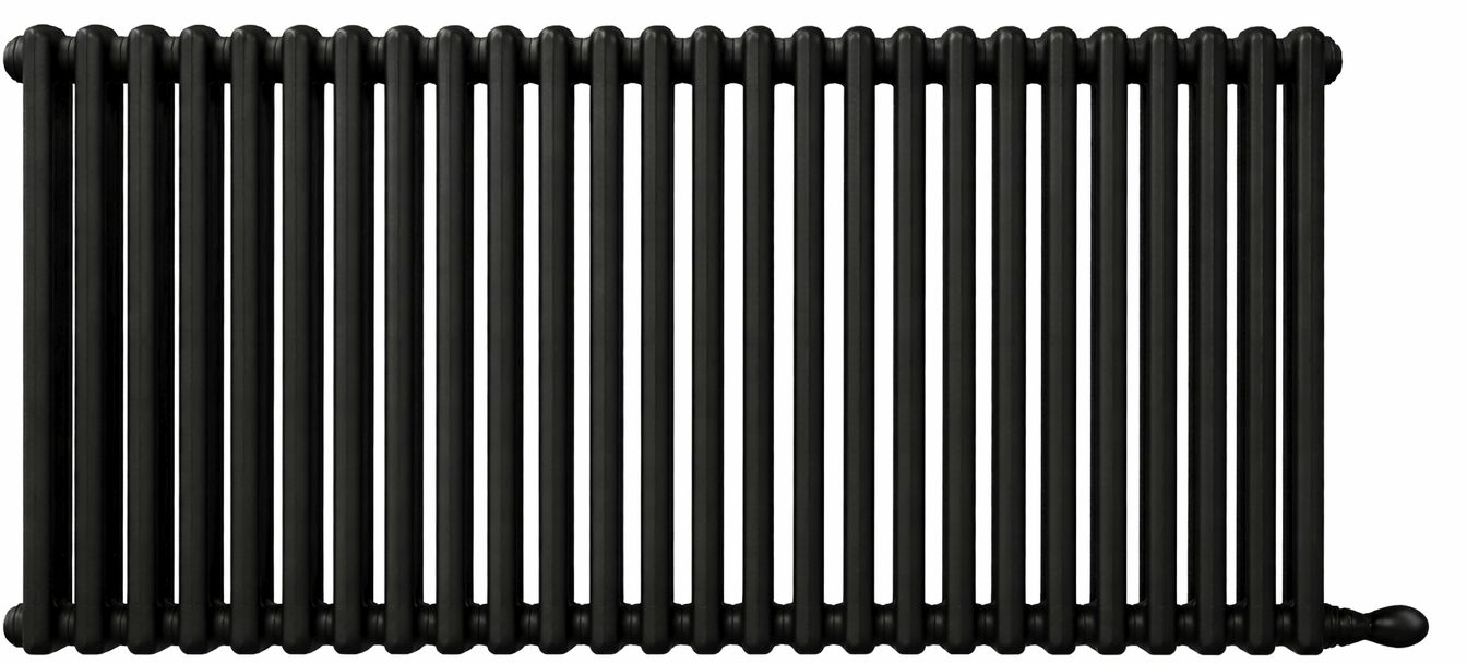 Irsap Tesi 4 szobai radiátor 56.5x108 cm podłączenie oldalsó fekete IRS-TES-4056-24-K1-B