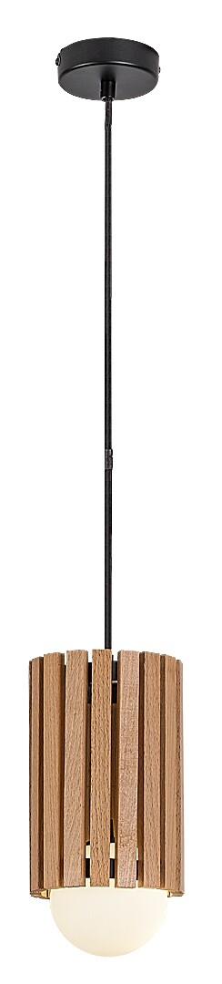 Rabalux Noxelle függőlámpa 1x5 W fekete-fa 72420