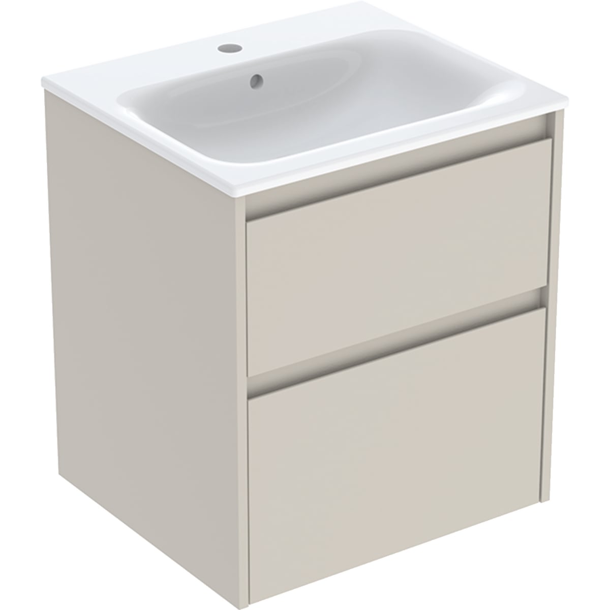 Geberit Selnova Square mosdó szekrénnyel 55 cm 504.137.DB.1