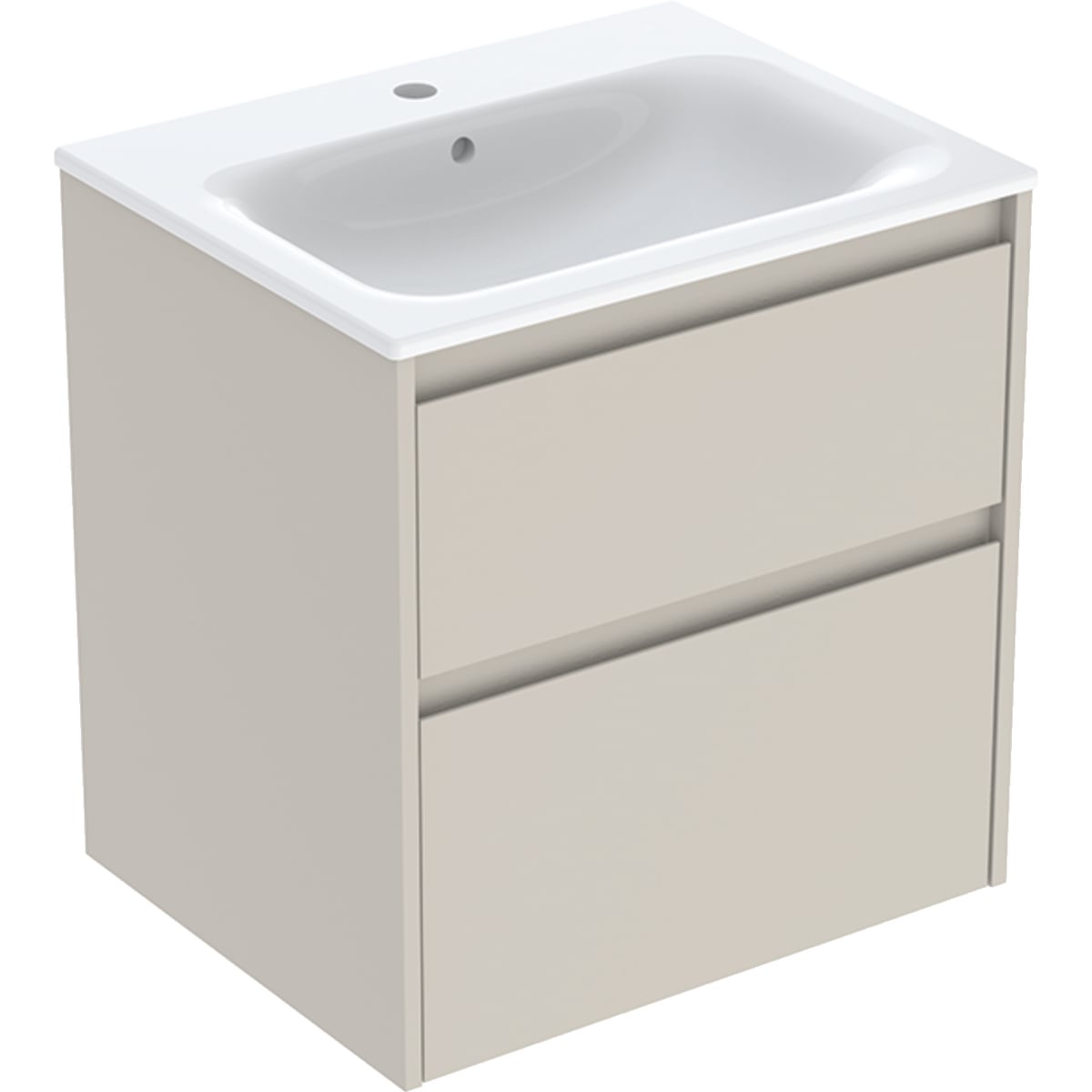 Geberit Selnova Square mosdó szekrénnyel 60 cm 504.138.DB.1