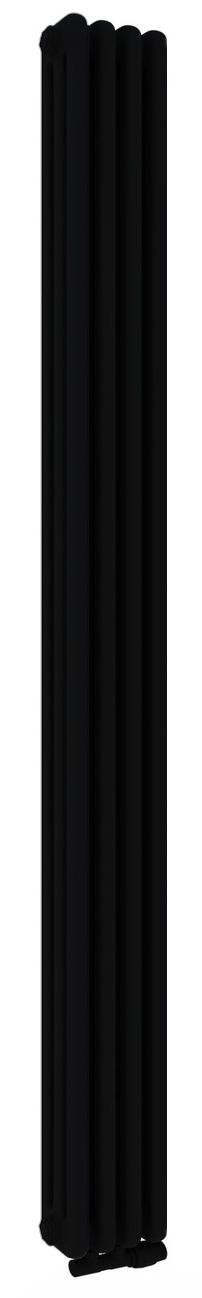 Irsap Tesi 3 szobai radiátor 180x27 cm podłączenie alsó fekete IRS-TES-3180-06-K1