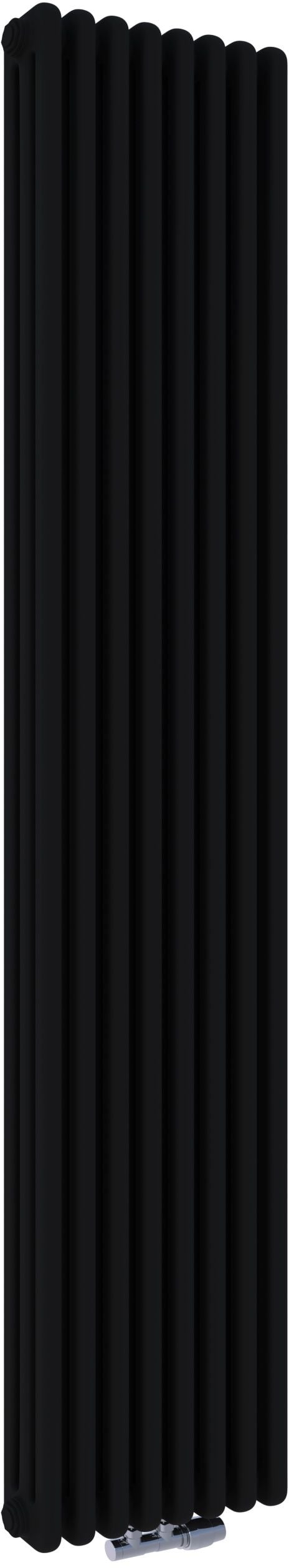 Irsap Tesi 3 szobai radiátor 180x36 cm podłączenie alsó fekete IRS-TES-3180-08-K1