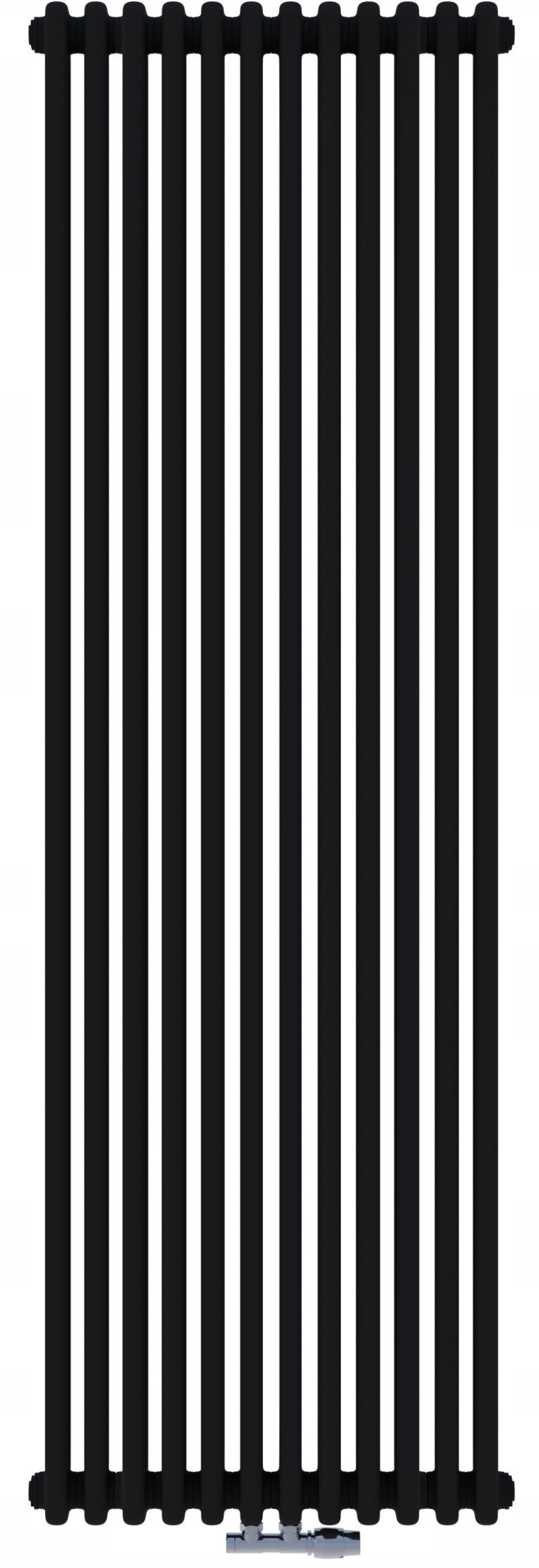 Irsap Tesi 3 szobai radiátor 200x54 cm podłączenie alsó fekete IRS-TES-3200-12-K1-5