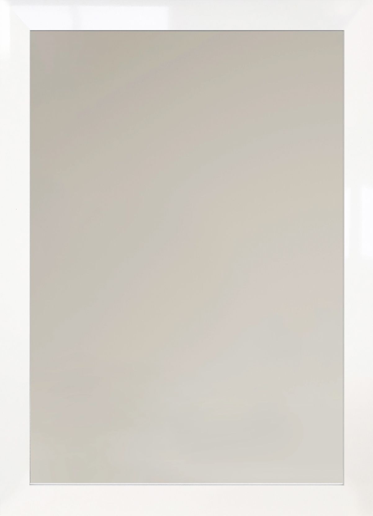 Ars Longa Slim tükör 127.8x67.8 cm négyszögletes fehér SLIM60120-B