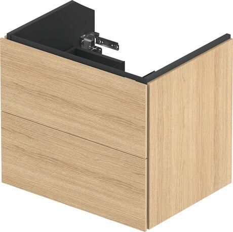Duravit L-Cube szekrény 62x48.1x55 cm mosdókagyló alá akasztható dió LC624007979 