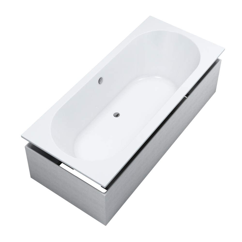 Schedline Celicia White Mat SET kád fedőburkolatokkal 170x75 cm fehér 3WST.CS1P-17075/B/MG