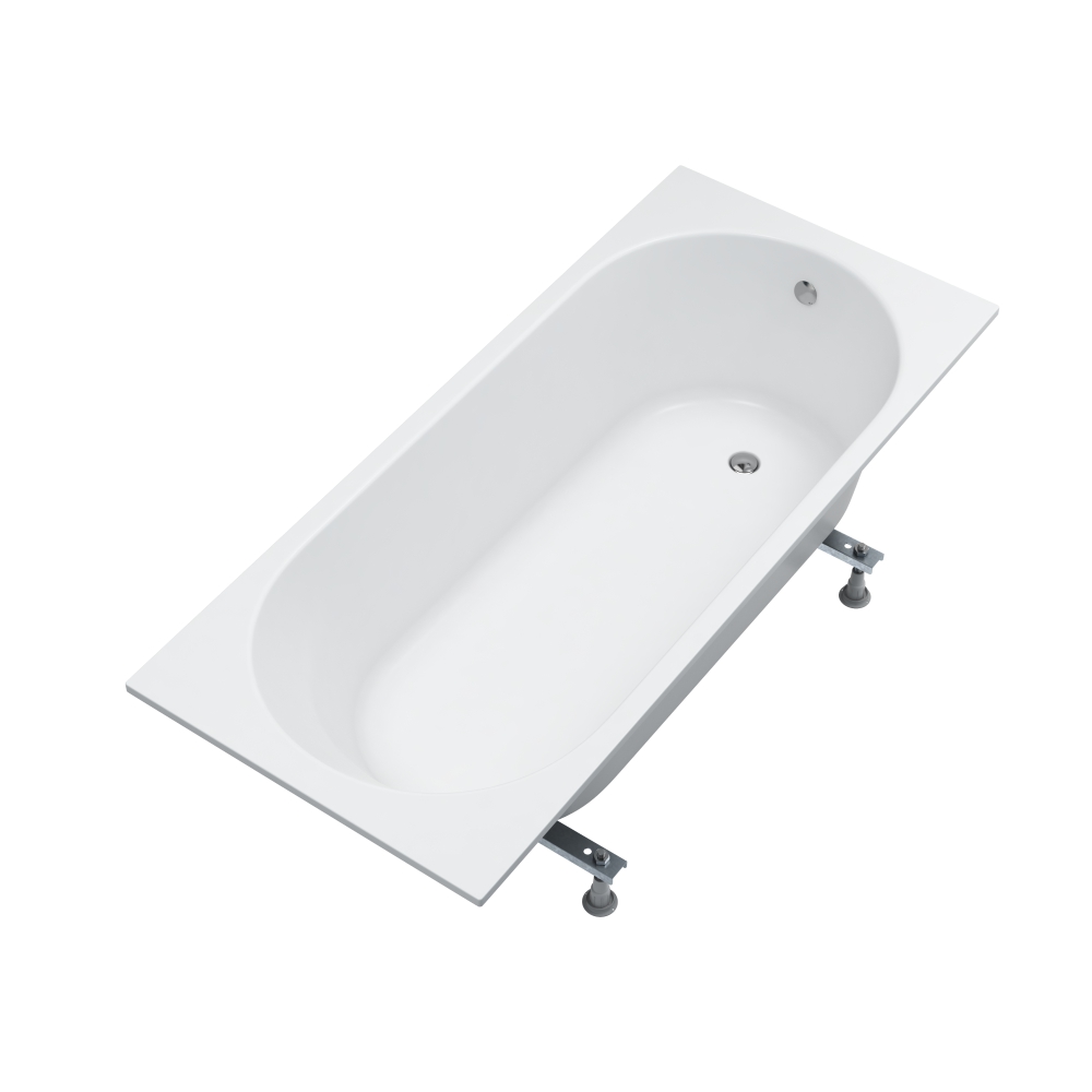 Schedline Solia White Mat egyenes kád 180x80 cm fehér 3WST.S1P-18080/B/MG