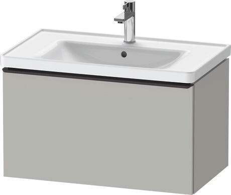 Duravit D-Neo szekrény 78.4x45.2x44 cm mosdókagyló alá akasztható szürke DE4255010070000 