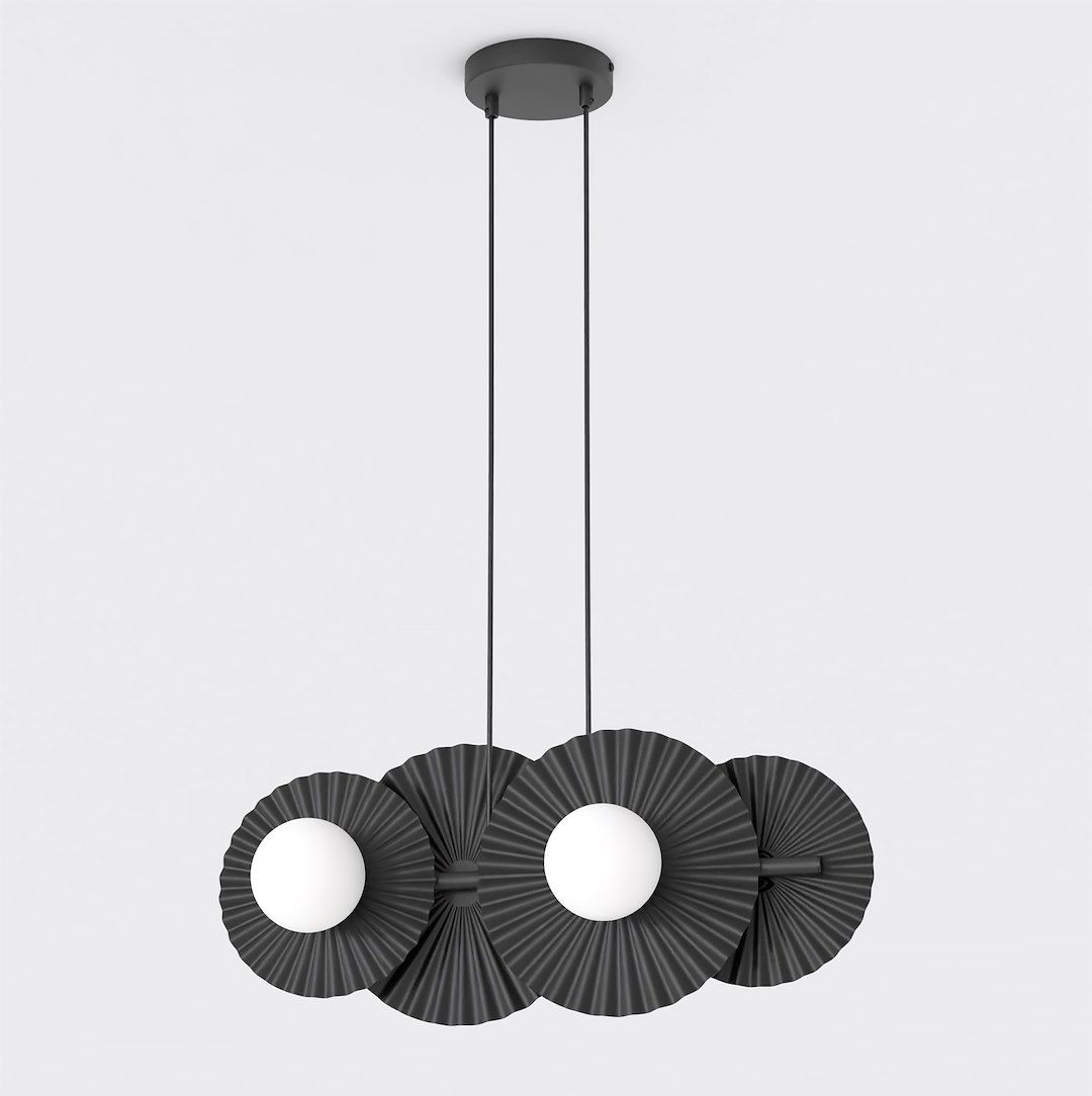 Emibig Umbra függőlámpa 4x8 W fekete 1726/4