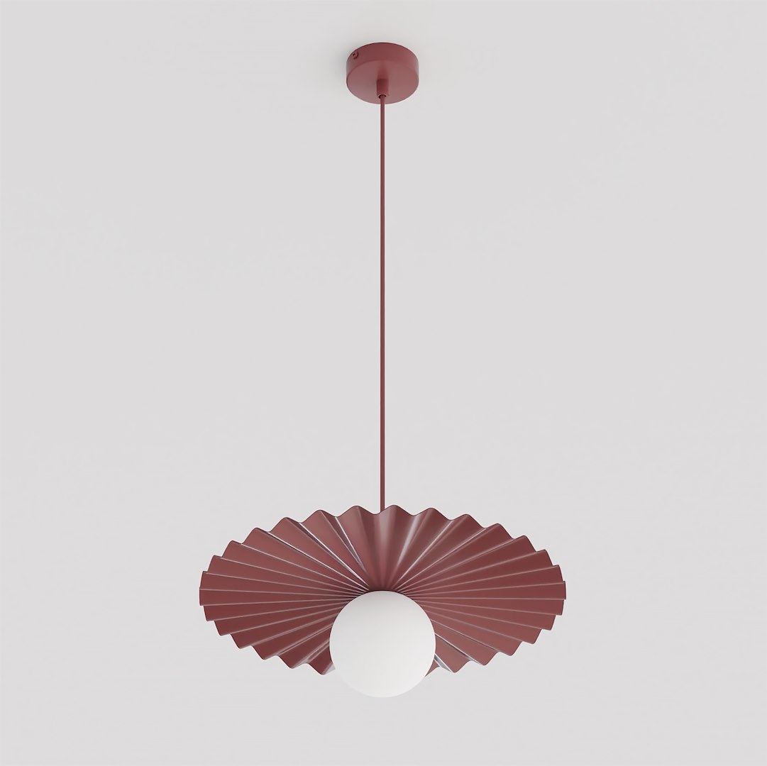 Emibig Umbra függőlámpa 1x8 W burgundi 1729/1